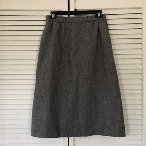 Vintage Wool Blend Skirt